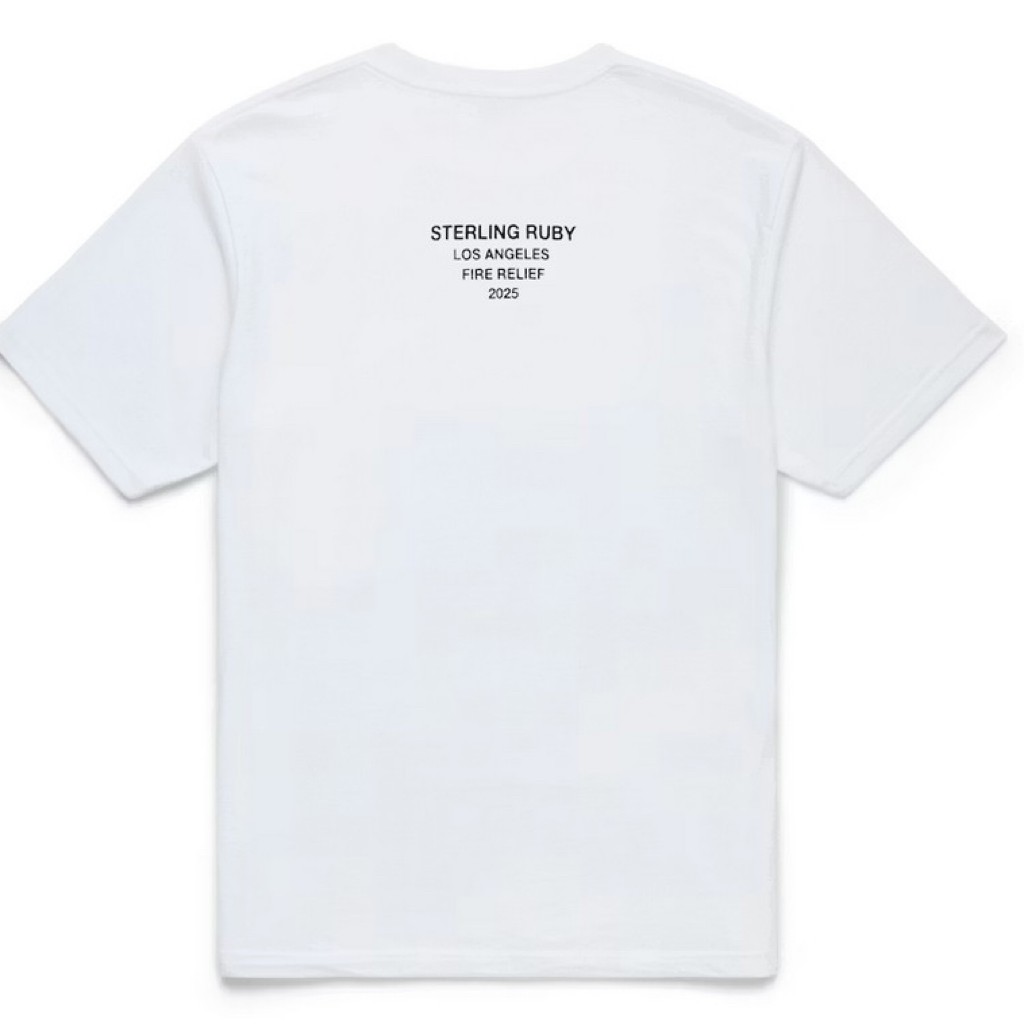 Supreme Los Angeles Fire Relief Box Logo Tee Sizes M-L-XL **In Hand** Free Ship