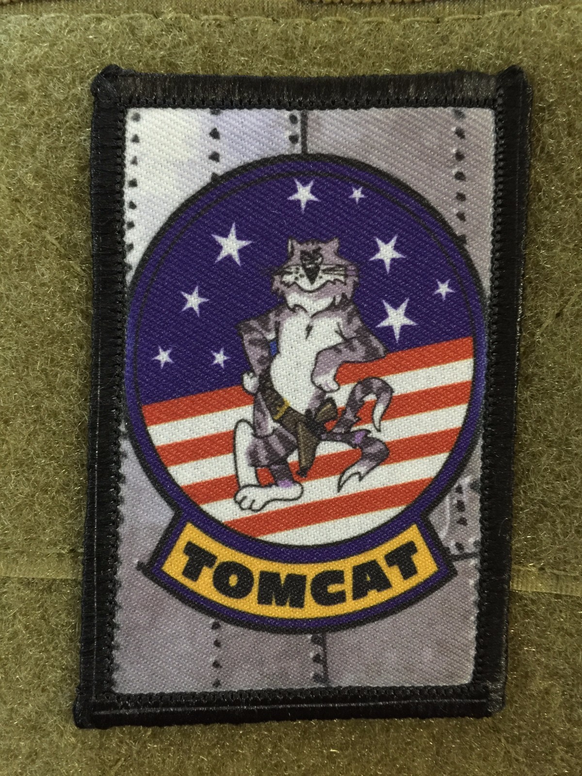 WWII Army Air Force Morale Patch Tactical ARMY Hook Military Flag USA Badge