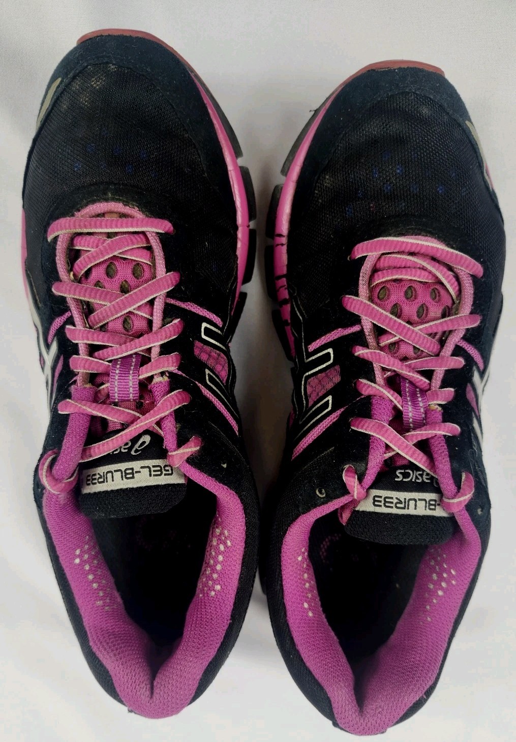 ASICS Gel-Blur33 Women’s Size 8 Black Magenta Running Shoes