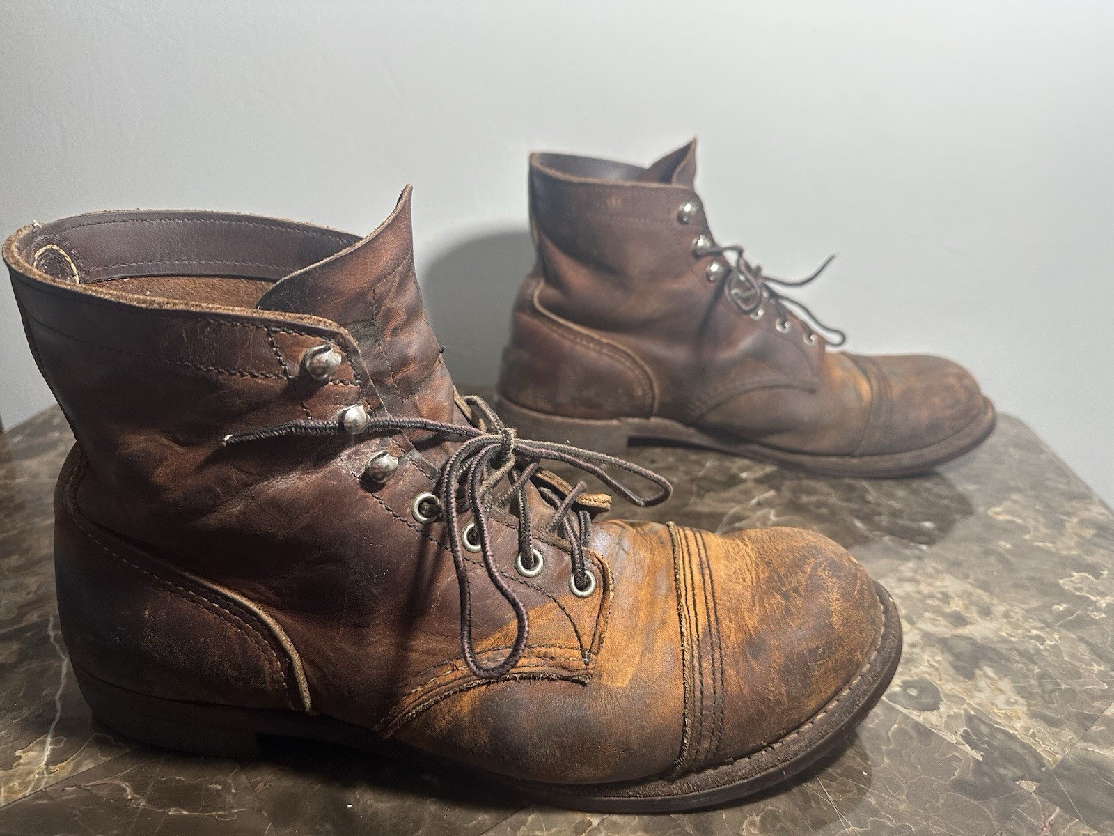Red Wing Iron Ranger Men’s Rare Brown Leather Boots US 11.5