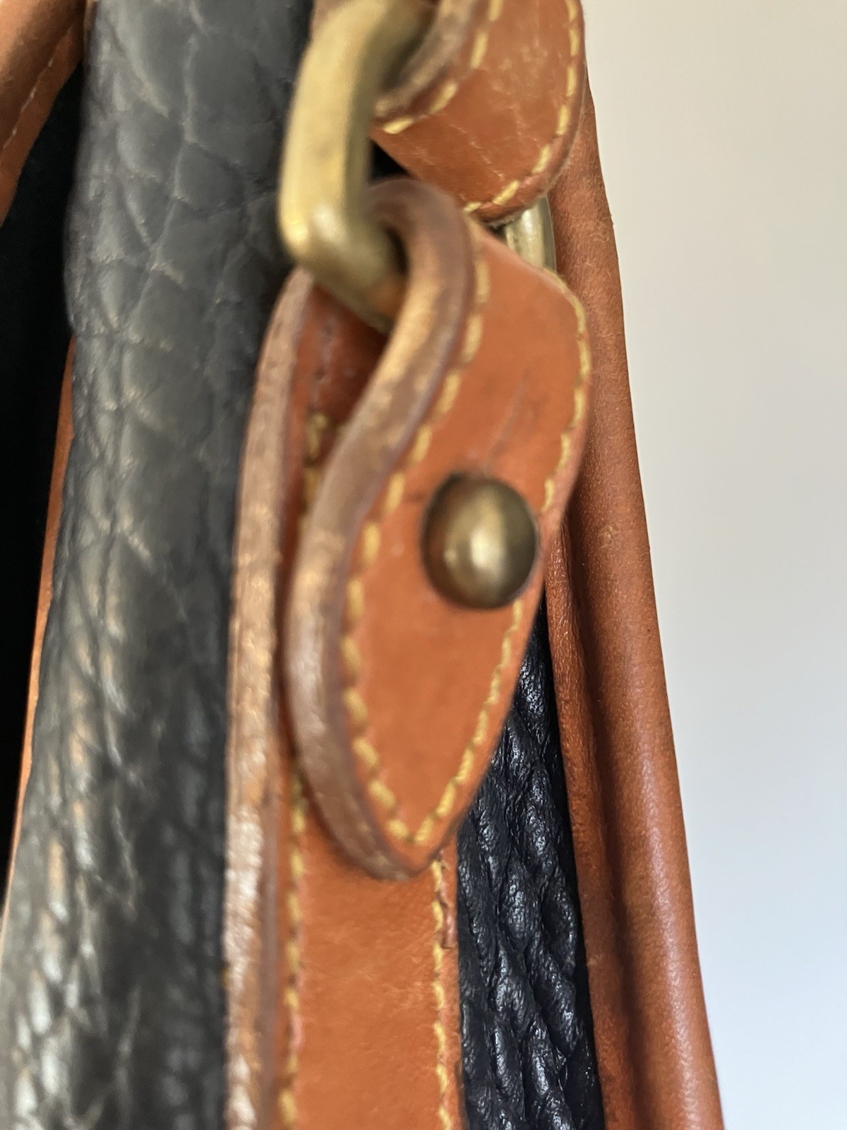 Dooney and Bourke all weather leather, made in the USA. Vintage.