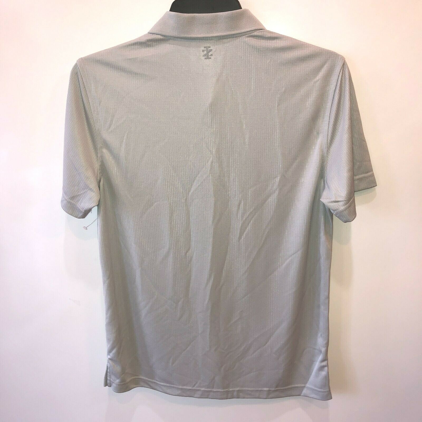 Izod Golf Mens Size Small Gray Short Sleeve Polo Shirt Collared Golfing Top S