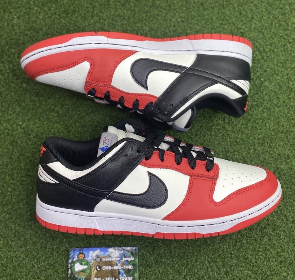Size 10 – Nike Dunk Low Retro EMB 75th Anniversary Chicago Bulls DD3363-100