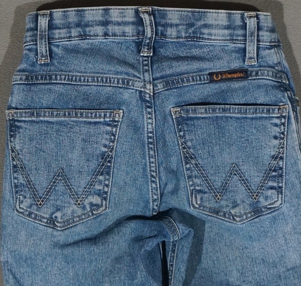 XE09409 **WRANGLER** WILLOW ULTIMATE RIDING JEAN BOOT CUT WOMENS BLUE JEANS sz24