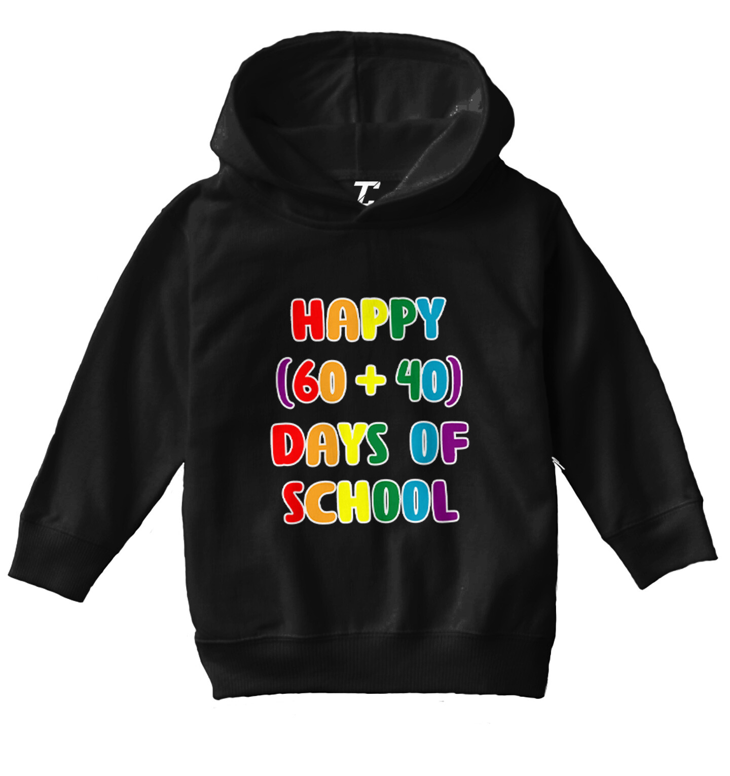 Happy (60+40) Days Of School – Milestone Math Student Toddler/Youth Hoodie