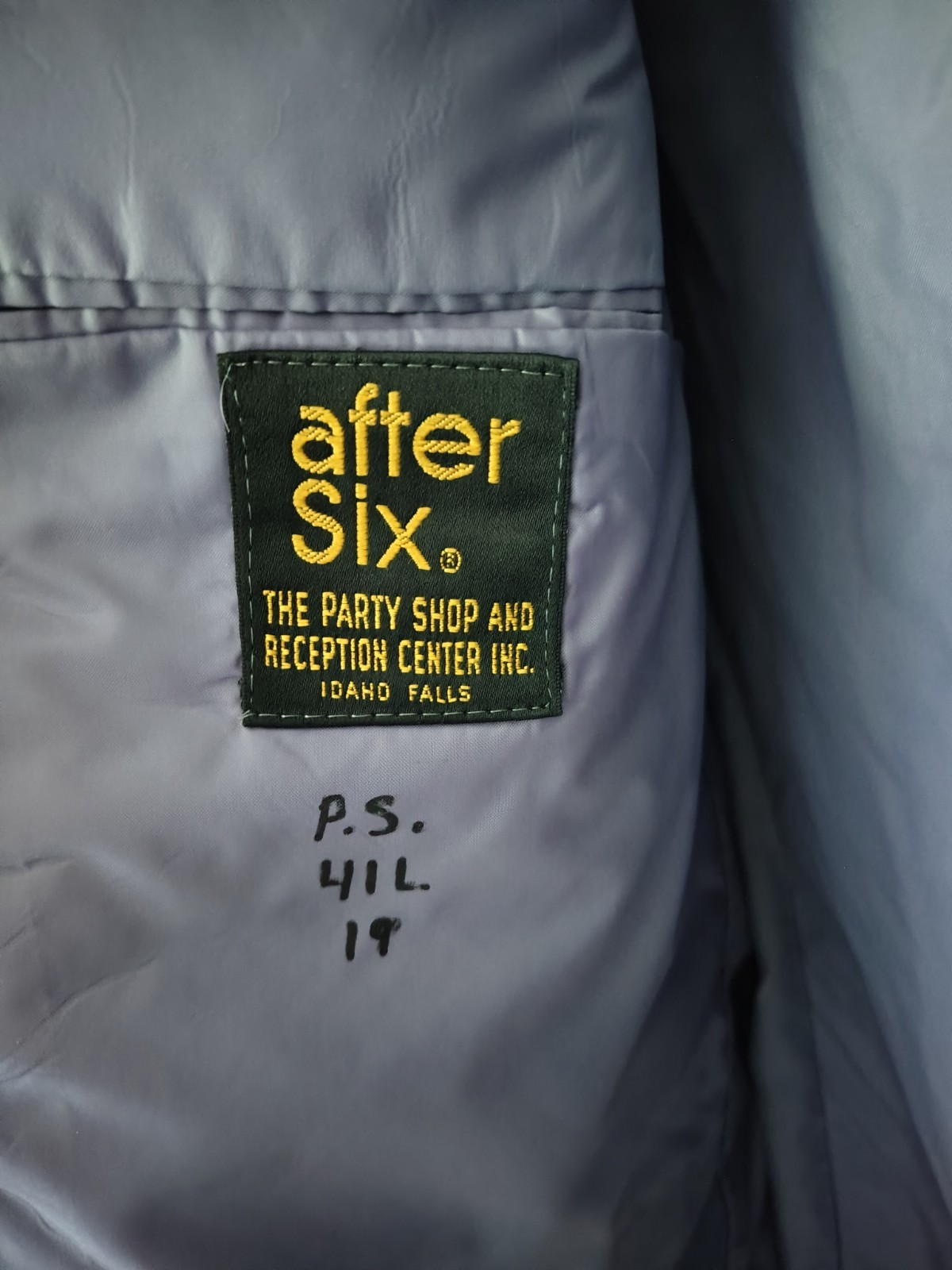 Vintage 1980s After Six Miami Vice Dinner Jacket 40L 41L