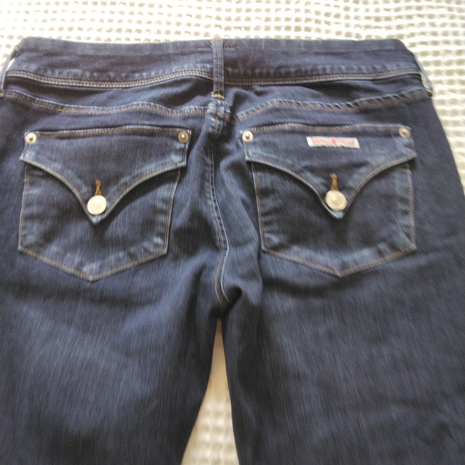 Hudson Jeans Women’s Dark Wash Cropped Cuffed Jeans – Size 27