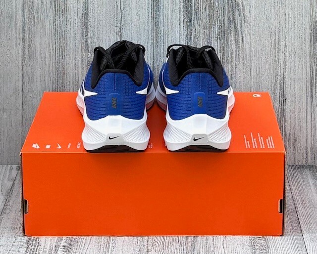 MENS NIKE AIR ZOOM PEGASUS 39 RUNNING SHOES / SIZE 12 / RACER BLUE-WHITE-BLACK