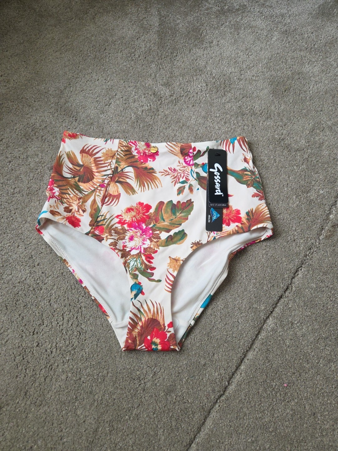 Gossard Swimwear High Waist Bikini Brief/Bottoms SIZE UK XS BRAND NEW
