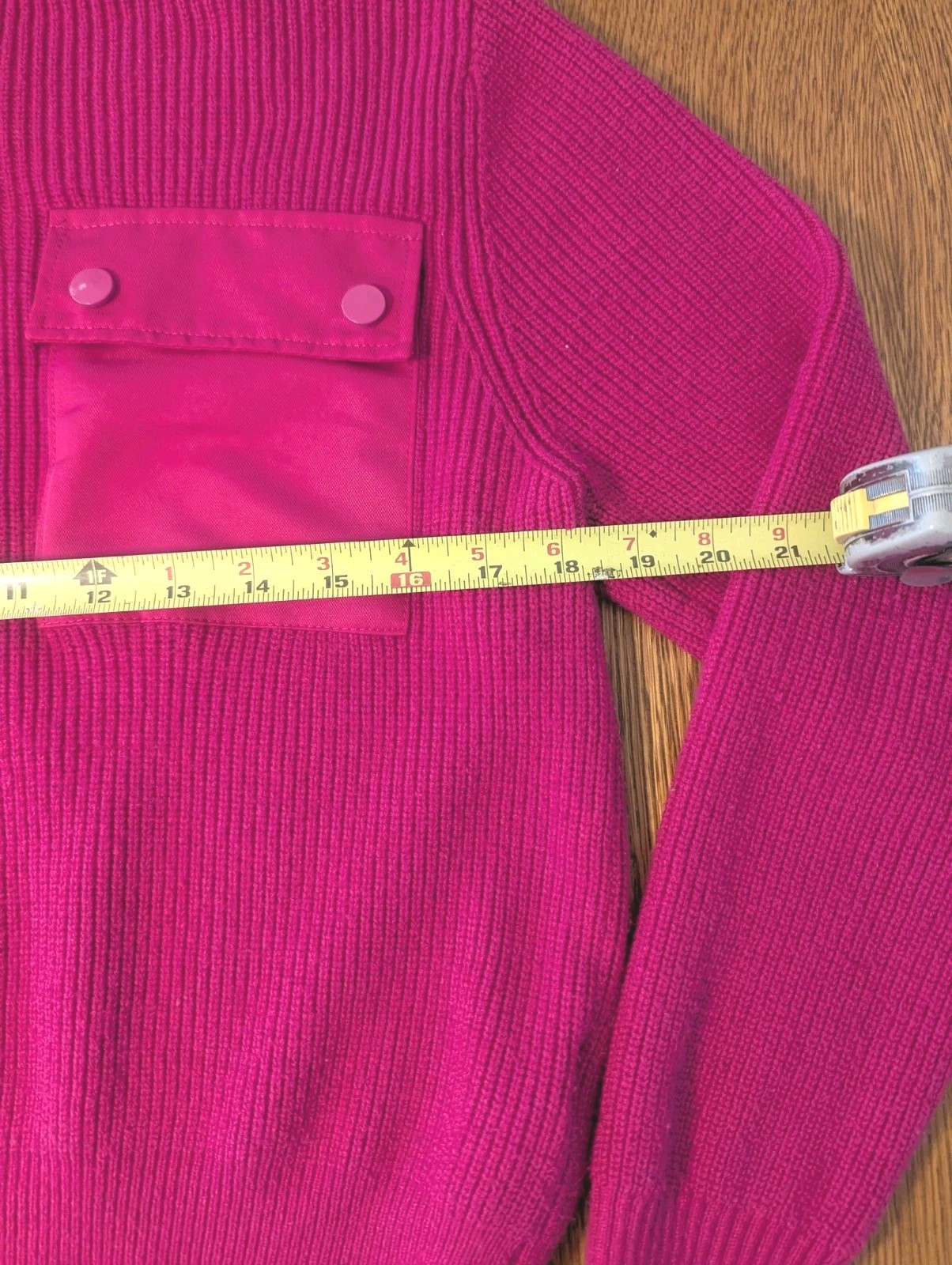 Zara Knit Pullover Sweater Womens Size 13-14 CM 164 Magenta Pink