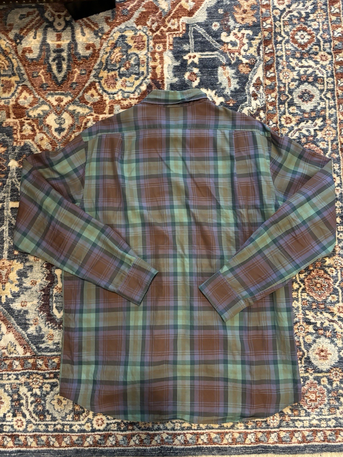 Ralph Lauren Purple Label Men’s Button-Down Shirt Green, Italy, Size Large