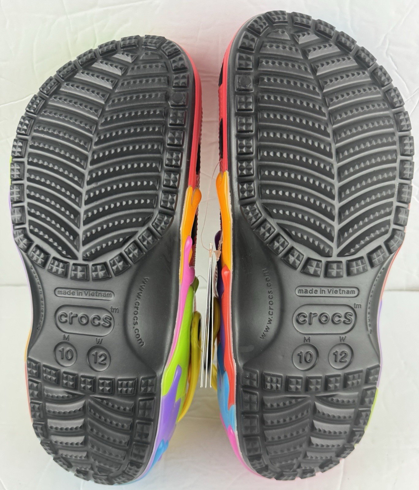 Gushers Limited Edition Candy Style Crocs Classic Clogs-211487-90H- Men’s 10