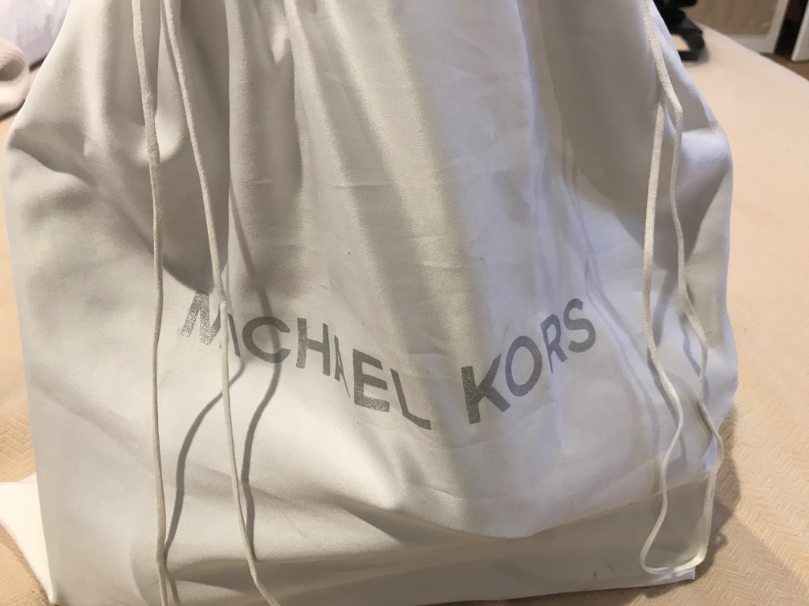 Michael Kors Saffiano Quinn Large Satchel Gold Trim
