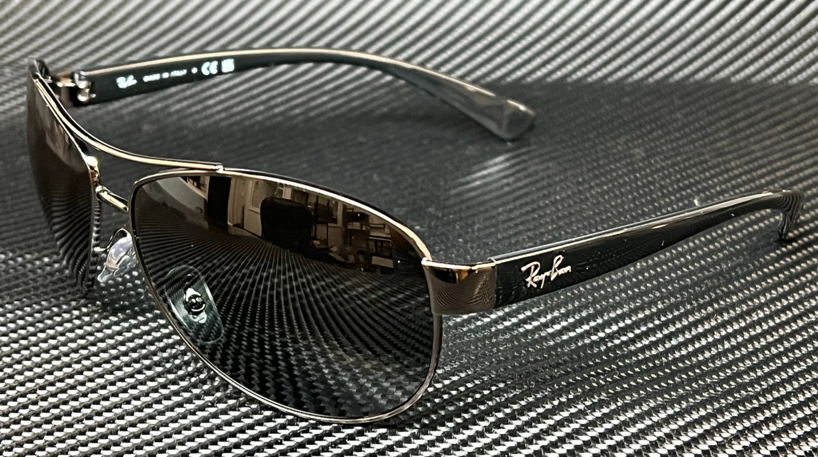 RAY BAN RB3386 004 71 Gunmetal Pilot Men’s 63 mm Sunglasses
