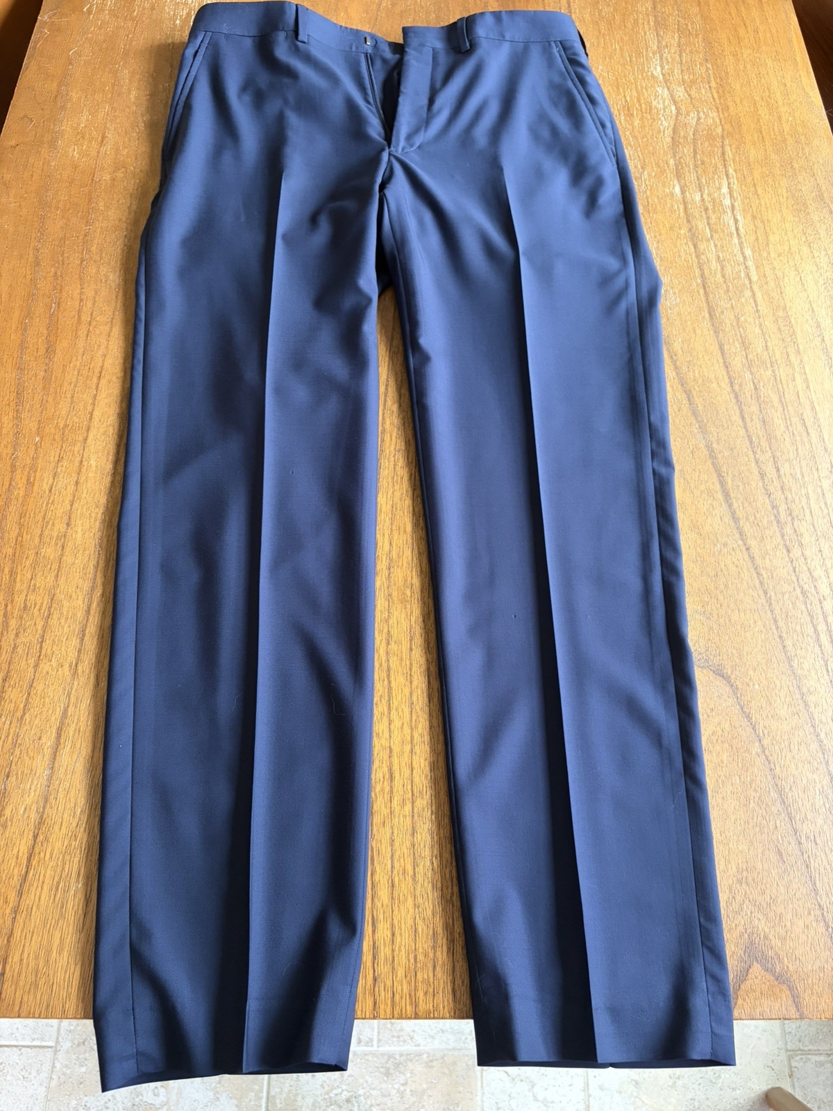 Ralph Lauren Purple label Navy Wool Dress Pants 32×32