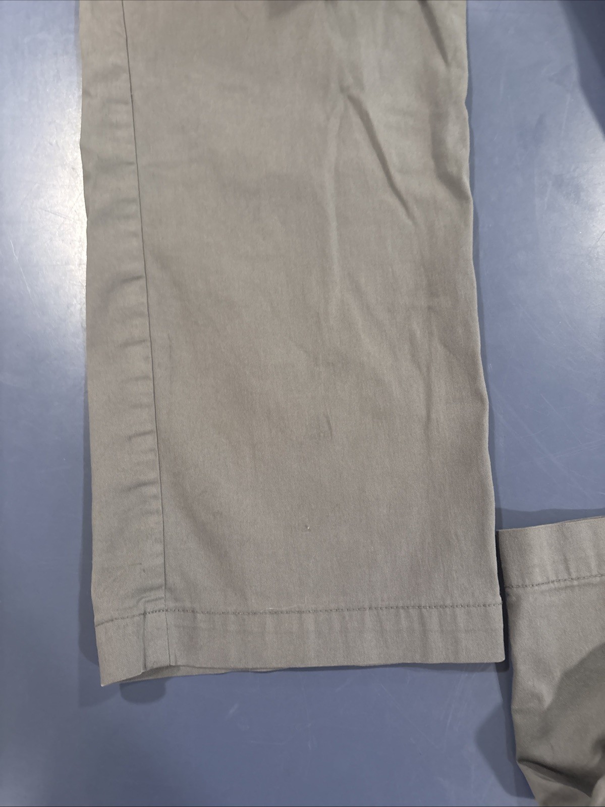Goodfellow & Co. Men’s Gray Flat Front Casual Pants Button Zip 36 x 30 Solid