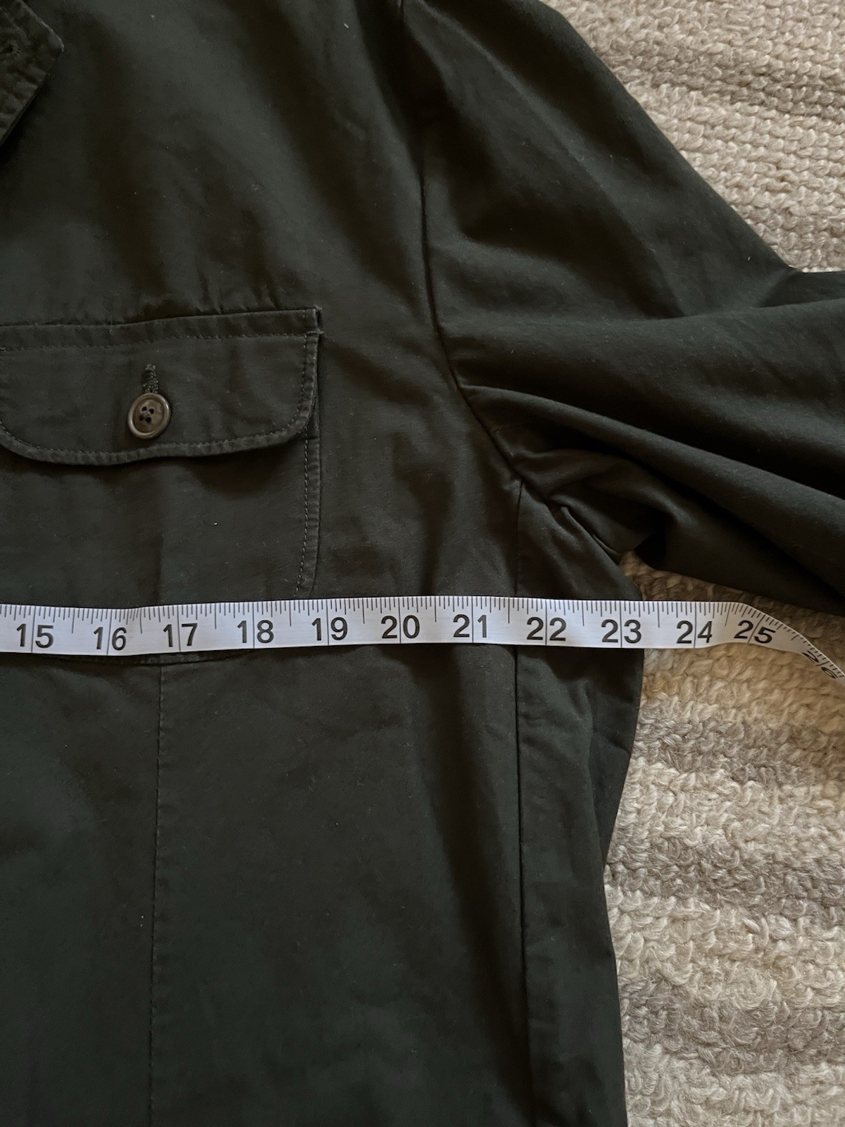 Barbour Field Jacket XL 46 Unlined Unstructured Green Men’s