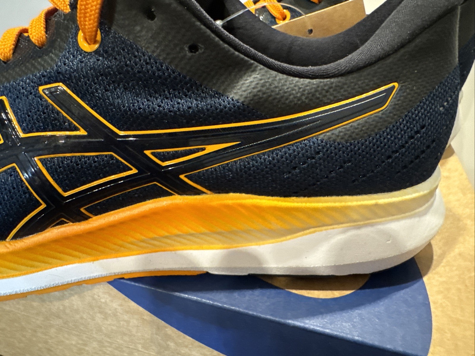NIB ASICS Men’s Size 11 Ezeride Running Shoes French Blue/Fellow Yellow 🔥