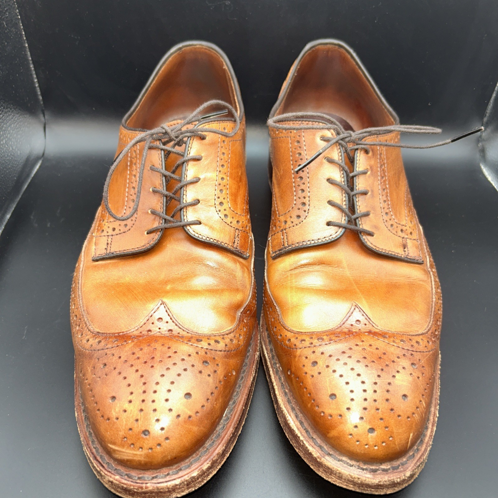 Allen Edmonds Player’s Shoe Men Size 10.5 D Walnut Brown 9752