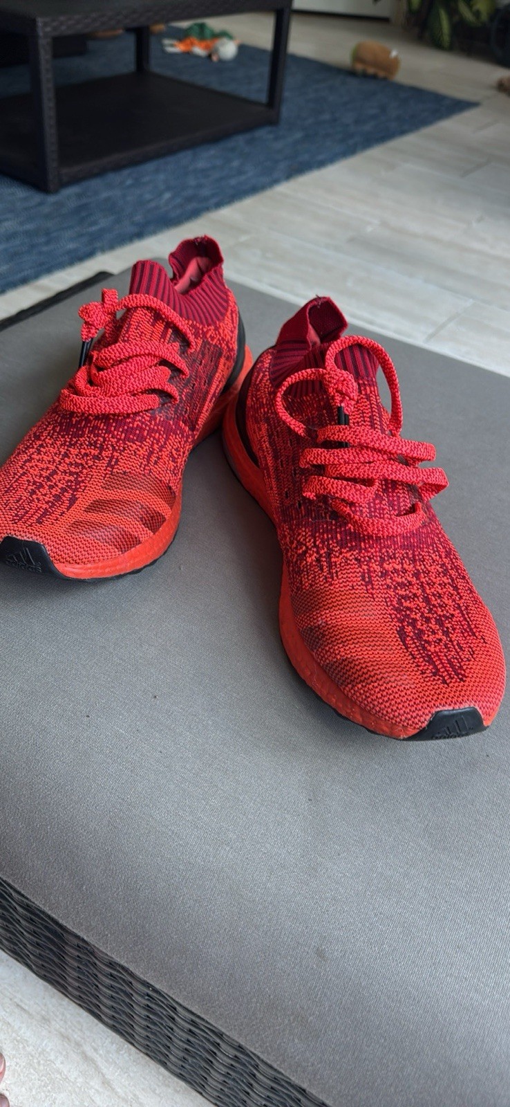 adidas UltraBoost Uncaged LTD BB4678 Triple Red Boost Primeknit Men