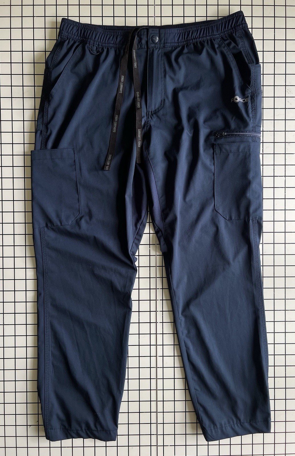 Carhartt Force Liberty Scrub Pants Men’s Medium Short 32×27.5 Blue Cargo C55106