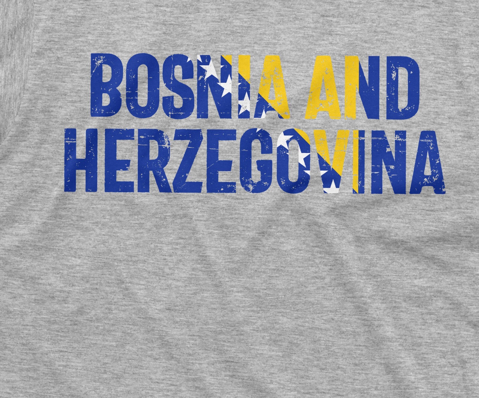 Bosnia and Herzegovina T-shirt zastava Bosne i Hercegovine Mens Womens T shirt