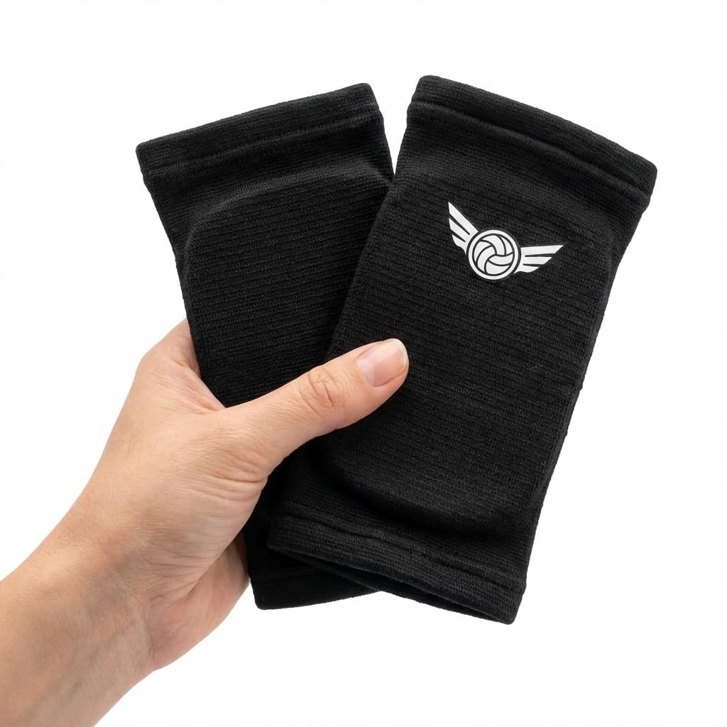 Baylee and Me Volleyball Elbow Pads with Breathable Mesh Carry Bag – Impact Abso