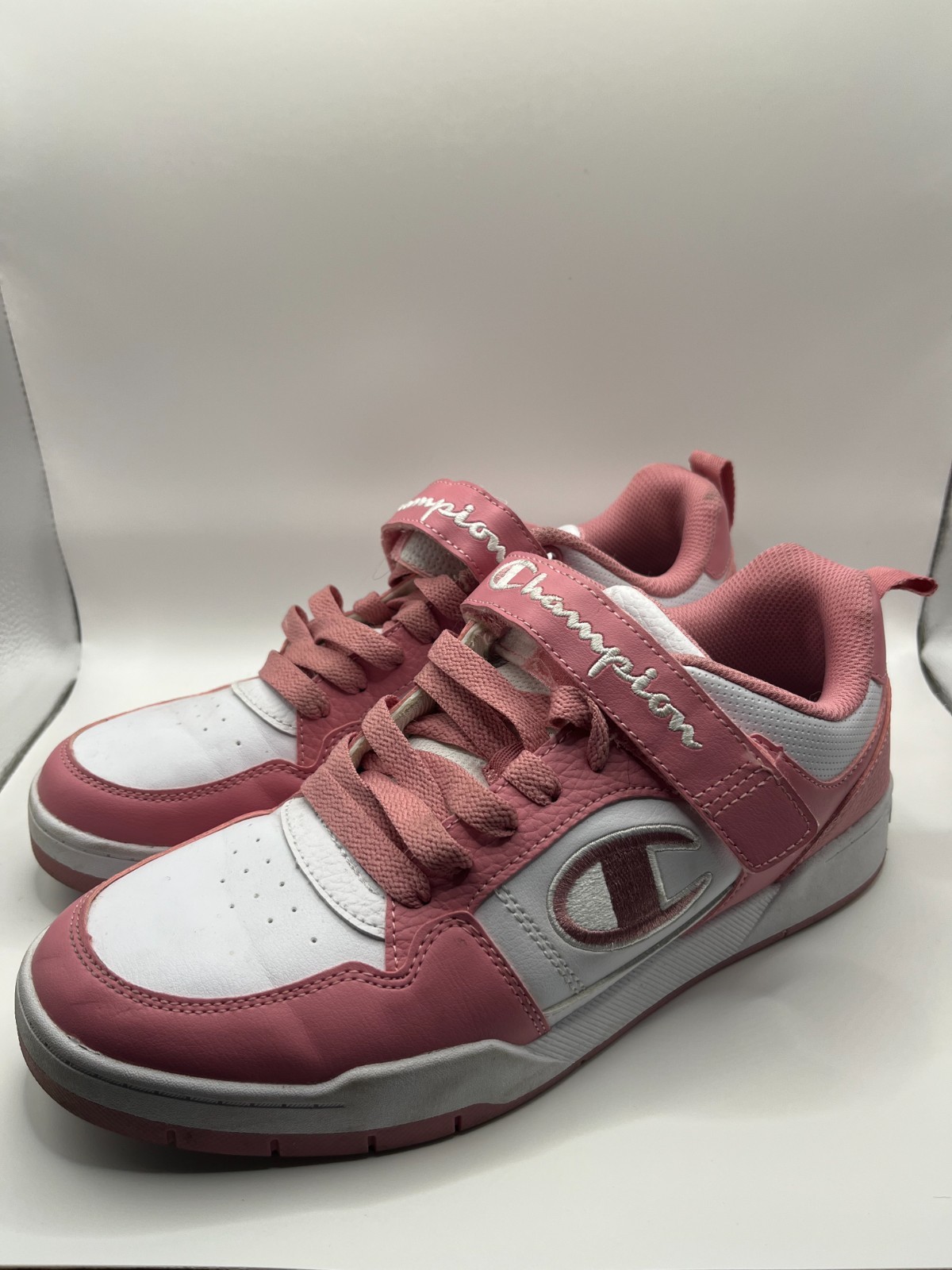 CHAMPION ARENA POWER LOW SNEAKERS TRAINERS WOMEN SHOES WHITE/PINK SIZE 11
