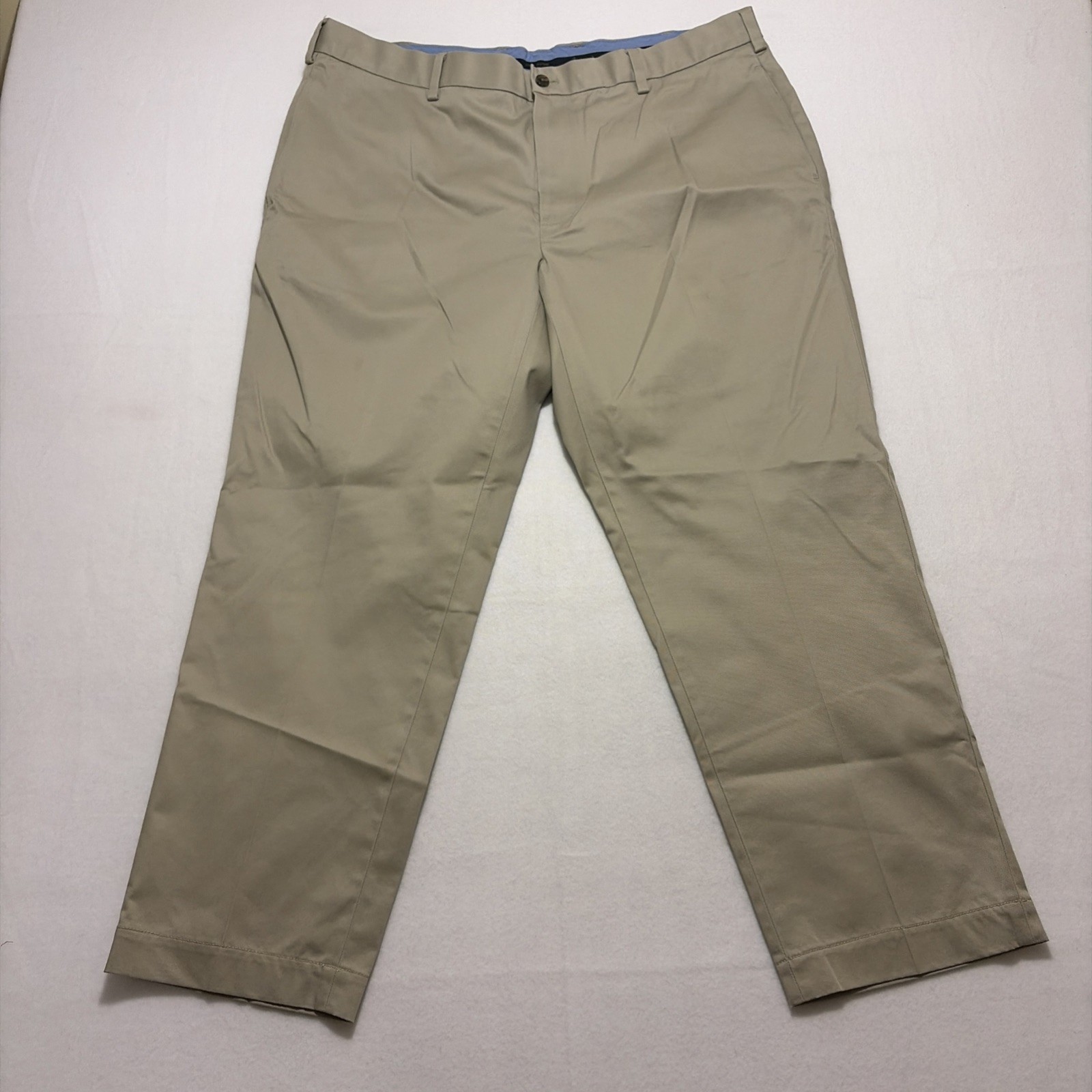 BROOKS BROTHERS Clark Fit Stretch Lightweight Khaki Advantage Chino Pants 40×30
