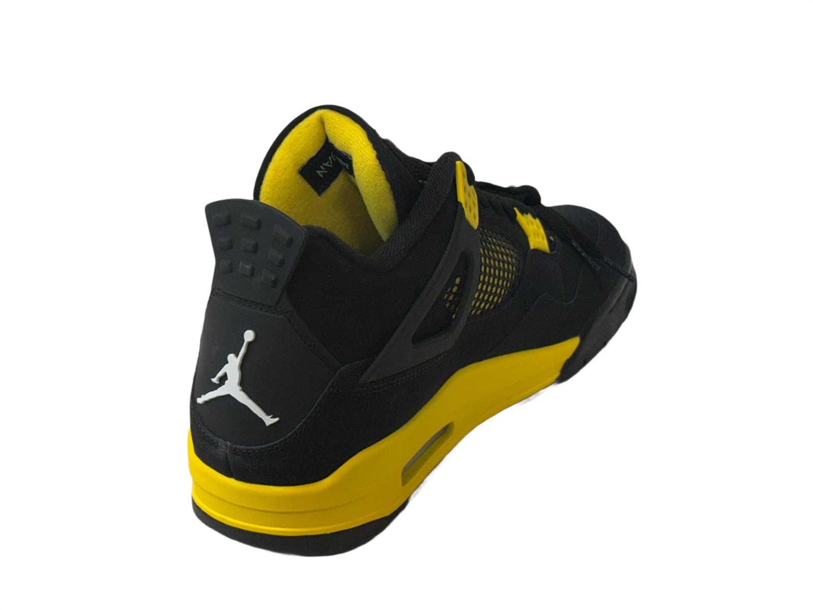 Nike Air Jordan Men’s 4 Retro Thunder Black Tour Yellow 12.5 (DH6927-017) NEW