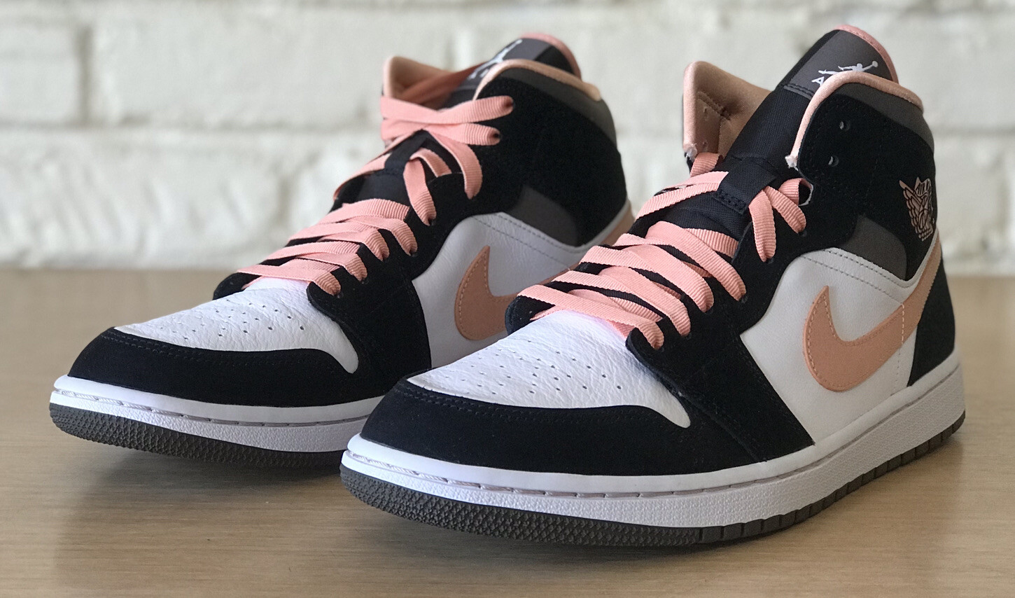 Nike Air Jordan 1 Mid SE Peach Mocha Women Size 12 / Men’s Size 10.5 DH0210-100