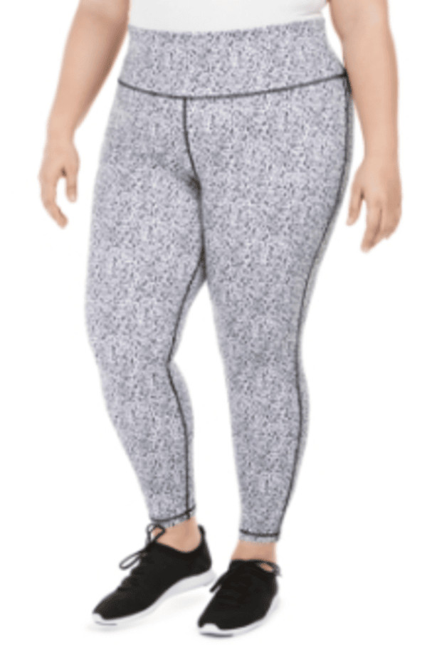 Ideology RapiDry Leopard Print High Waist 7/8 Length Leggings – 1X
