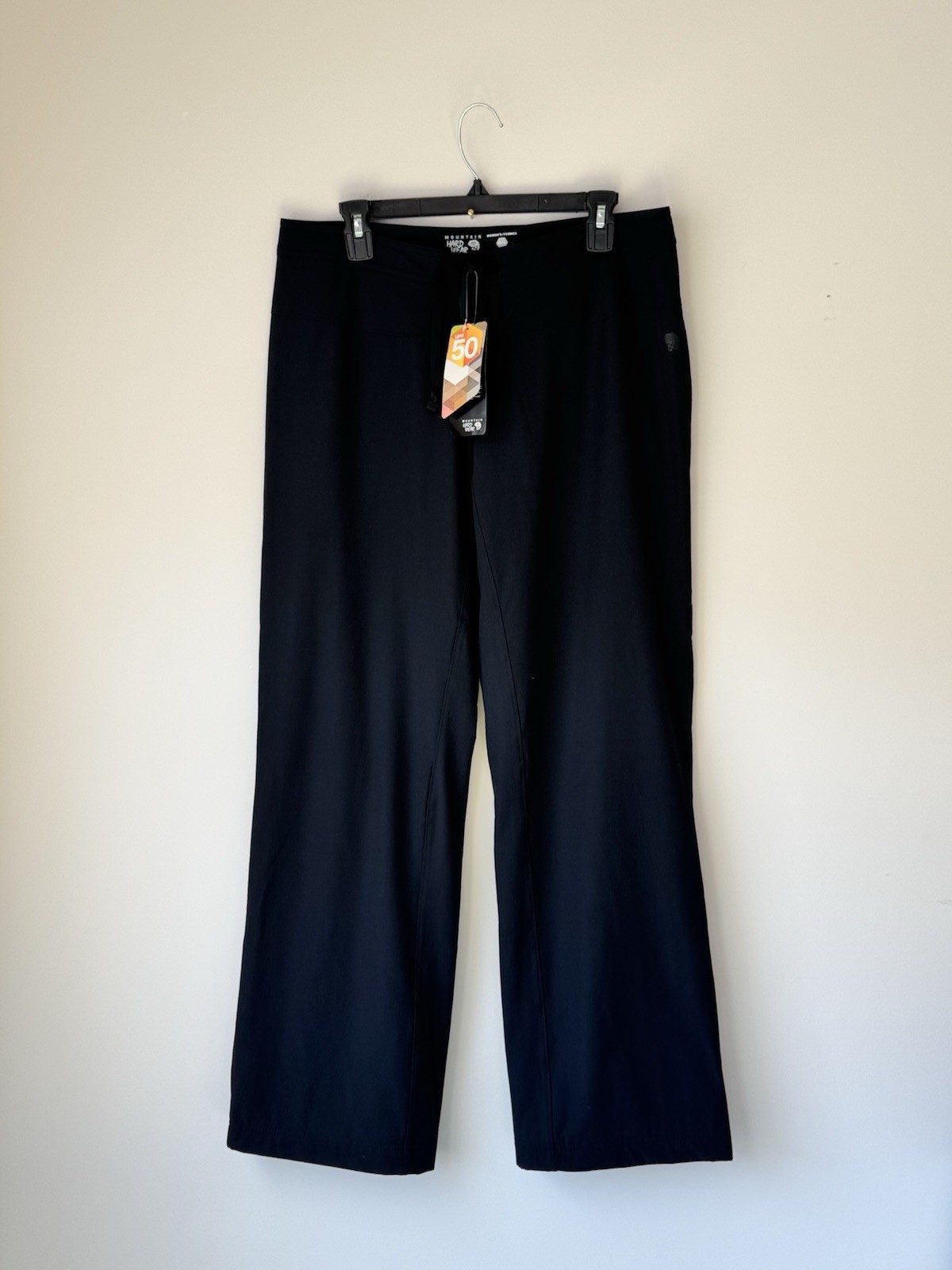 Mountain Hardwear Yumalina Pant Womens 10×32 Black Fleece Lined Softshell NWT