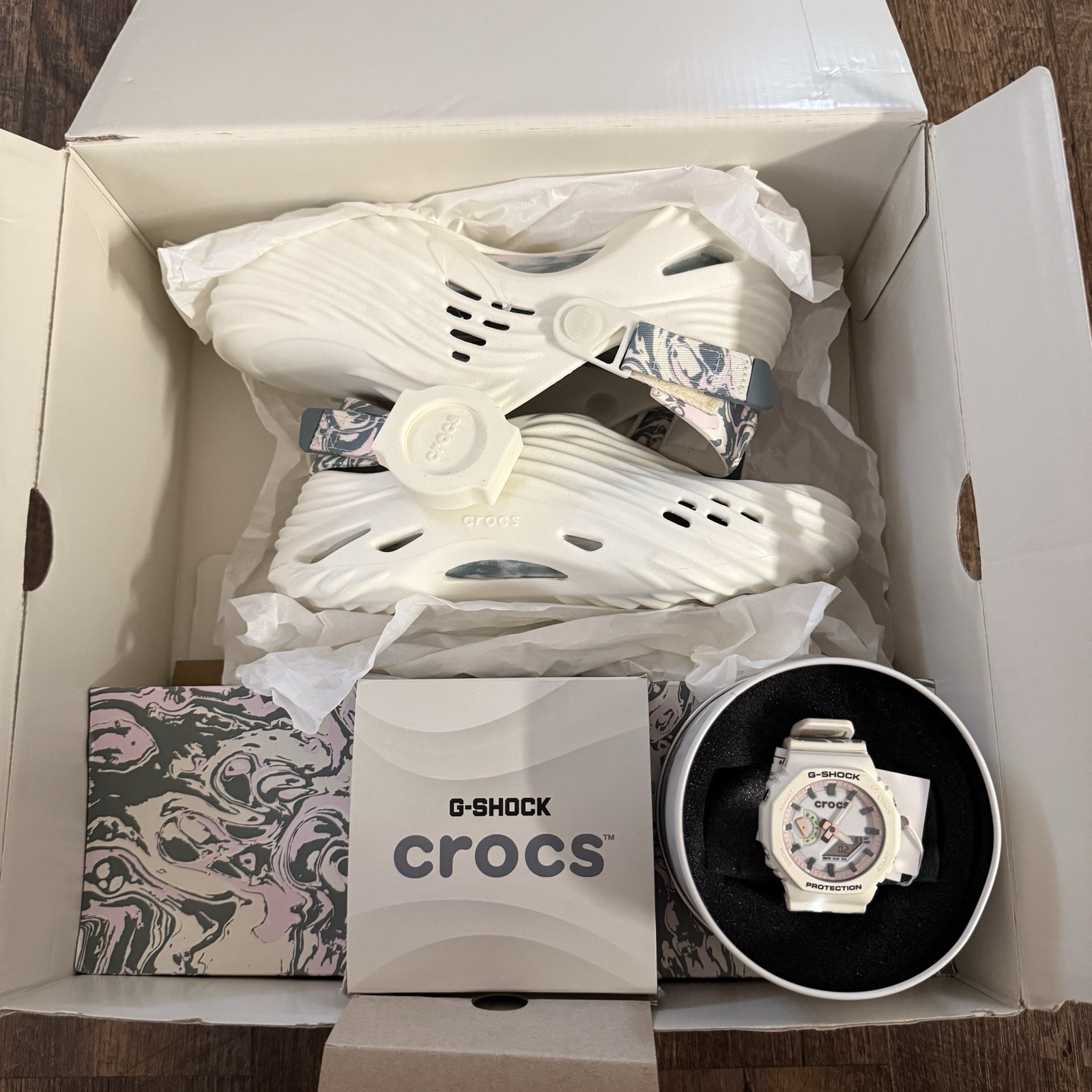 Crocs x G-SHOCK Echo Wave M4 W6 GA2100CROCS25-7 Watch Limited Edition Box