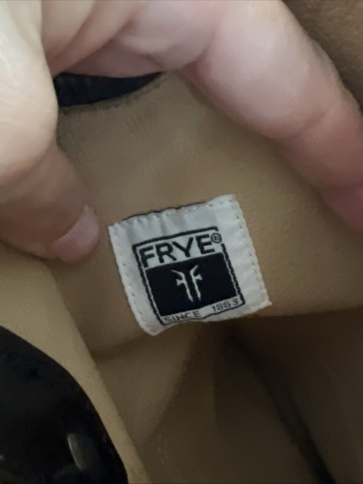 Frye Melissa Button Black 6.5 Knee High Pull On Riding Boots Leather