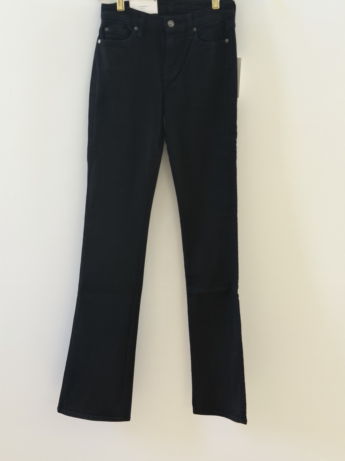 New7 For All Mankind Jeans SZ 26 Karah Bootcut Jeans For Women In Color Black
