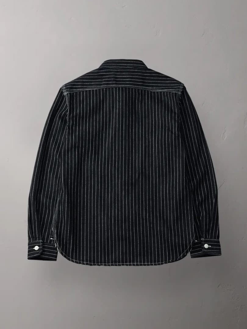 The Flat Head Wabash Work Shirt 10oz Denim 44 Unused New JAPAN