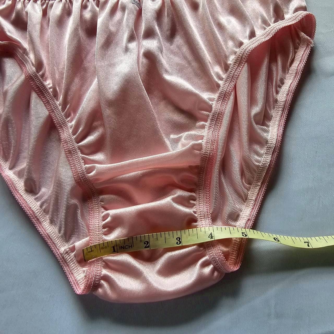 6pc Plus Underwear Mid-Waist Panties Women Mens Briefs Nylon Silky Soft 2XL/Mix