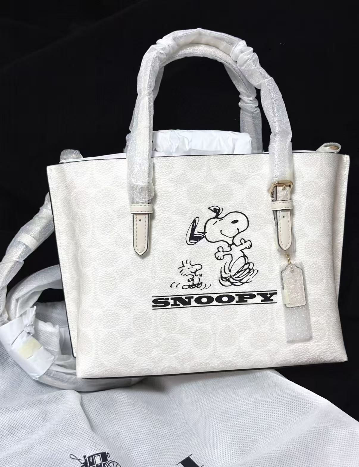 COACH CBJ87 Collaboration Mollie Tote Bag 25 Handbag Canvas