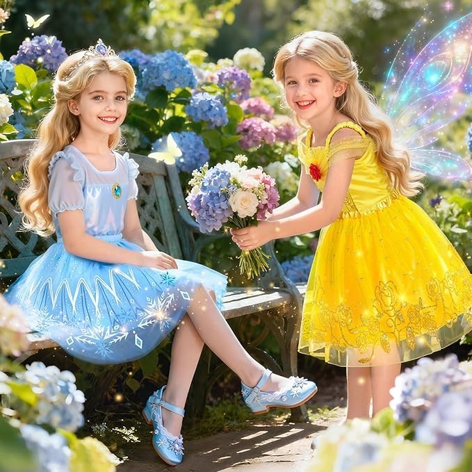 Princess Costumes for Girls, Princess Dress up Clothes for Girl 4-6 Princess …