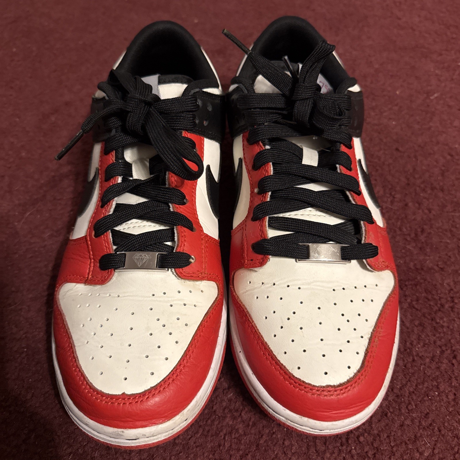 Nike Dunk Low EMB x NBA 75th Anniversary – Chicago Bulls 2021-Size 8.5