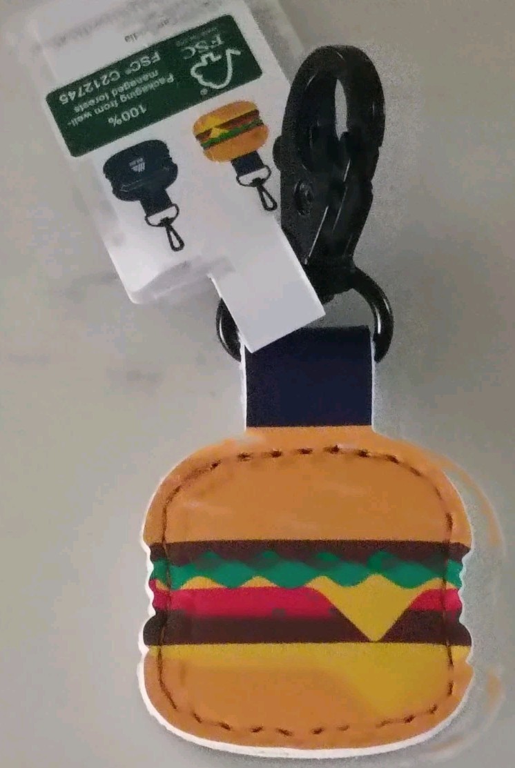ALDI Gear Quarter Holder Keeper Keychain Chreseburger Style