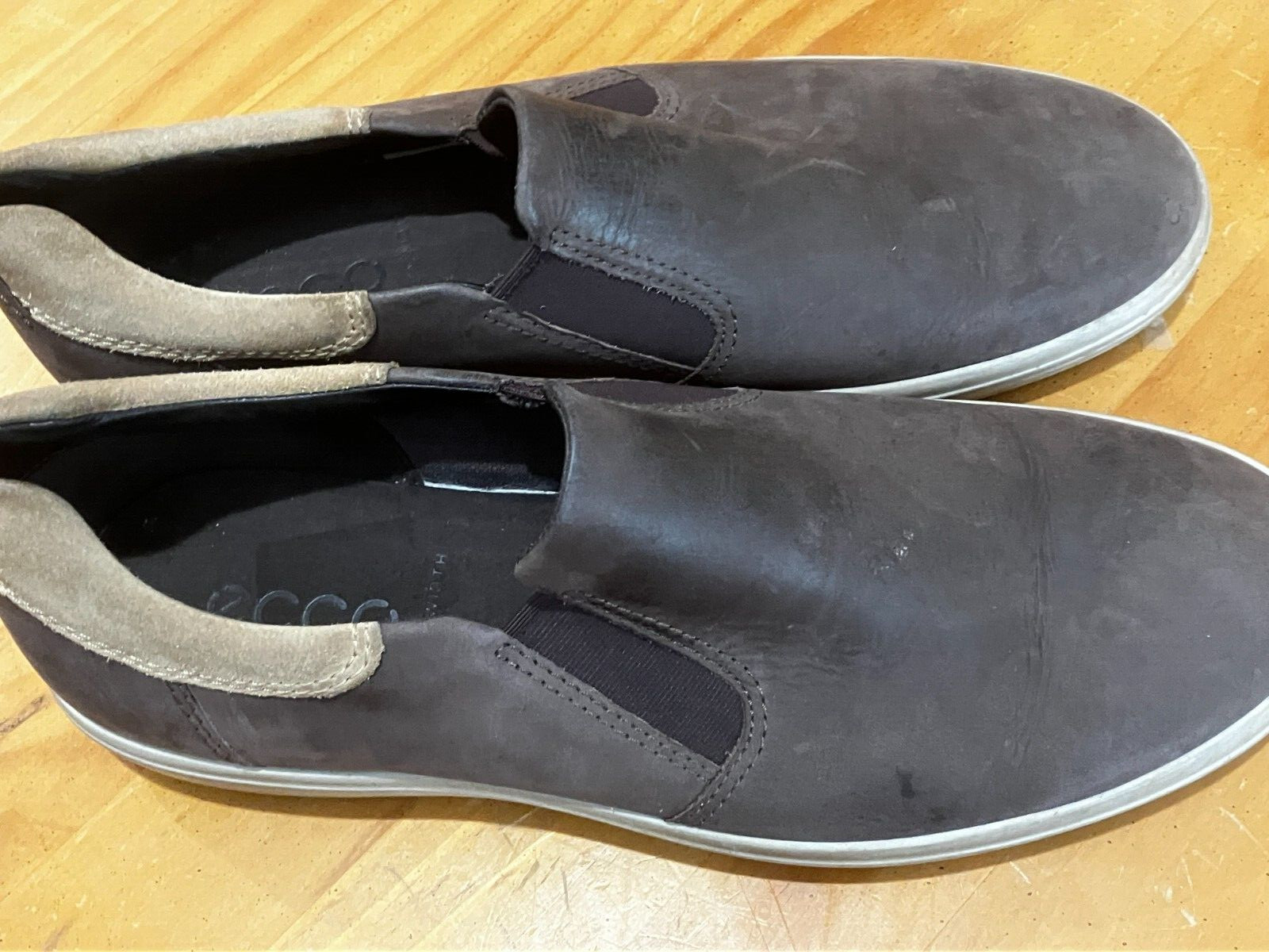 ECCO Soft 7 Step-In Fashion Sneakers Cocoa Brown Size 46 EU 12/12.5 US 11.5 UK