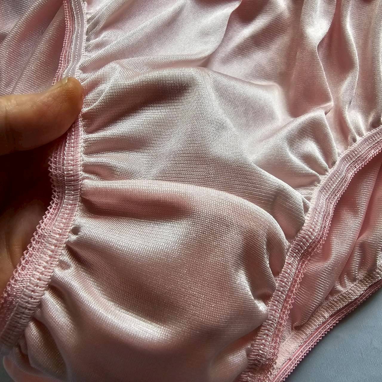 6pc Plus Underwear Mid-Waist Panties Women Mens Briefs Nylon Silky Soft 2XL/Mix
