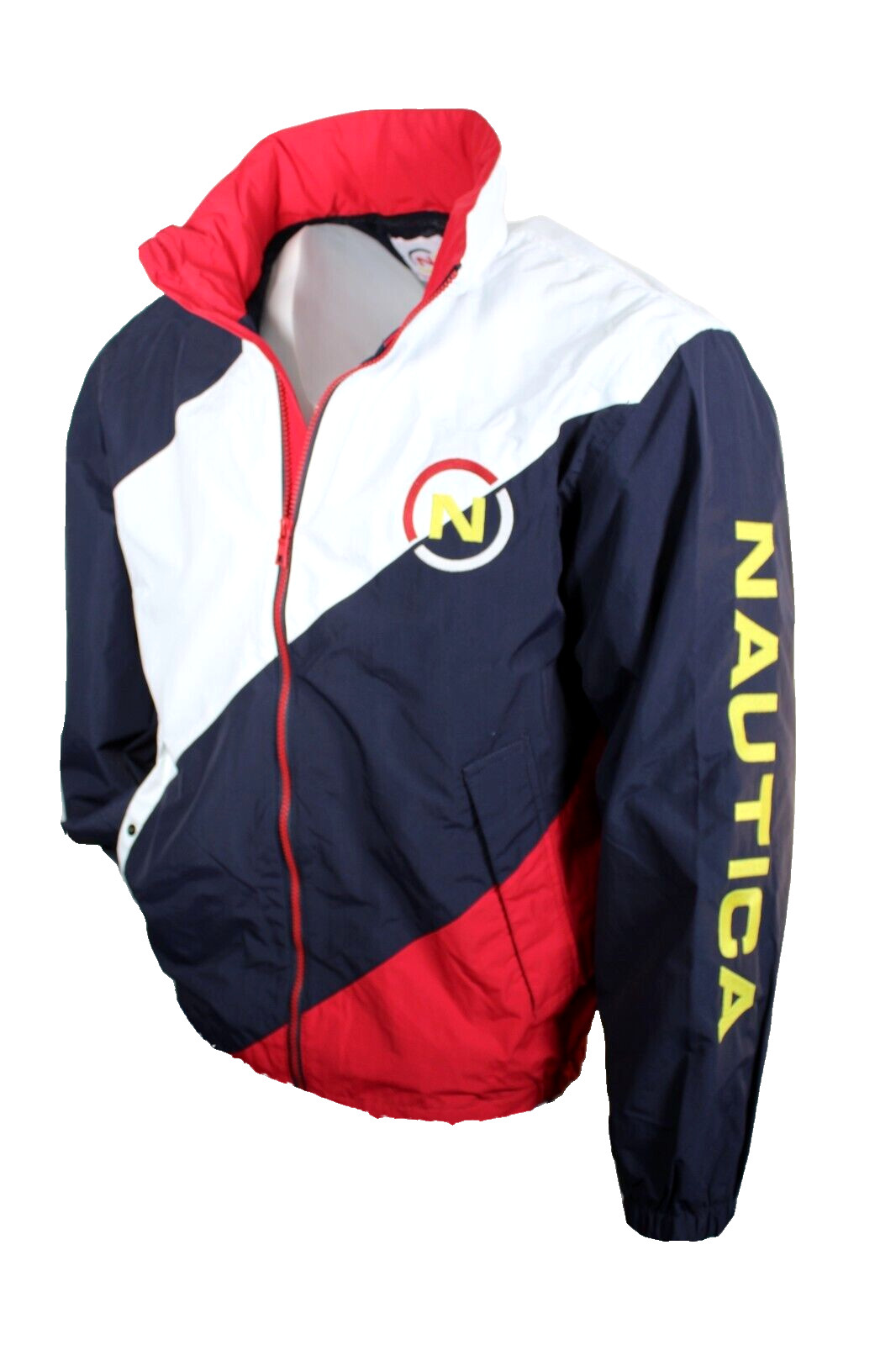 NAUTICA Men’s Small Colorblock Sailing Collection Windbreaker Jacket MSRP $148