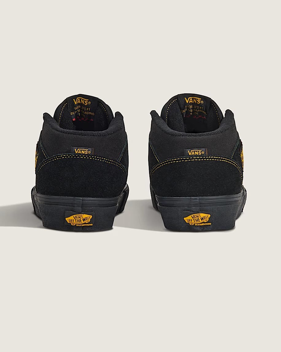 Vans Skate Half Cab Black Mustard VN0A5FCDBLN Men’s Size 12 US Shoes NEW SKATE