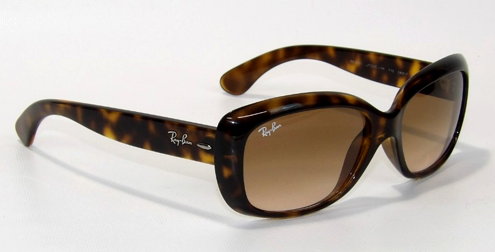 Ray Ban RB4101 Jackie Ohh Sunglasses Polished Light Havana Brown Polarized 58 17