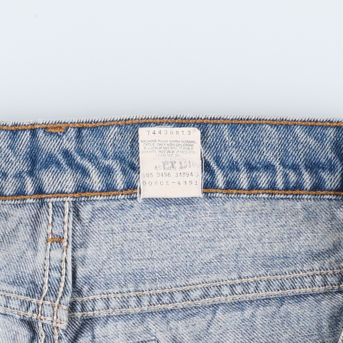 Used 1990’S Levi’s 00505-4891 Regular Fit Straight Leg Tapered Denim Pants M…