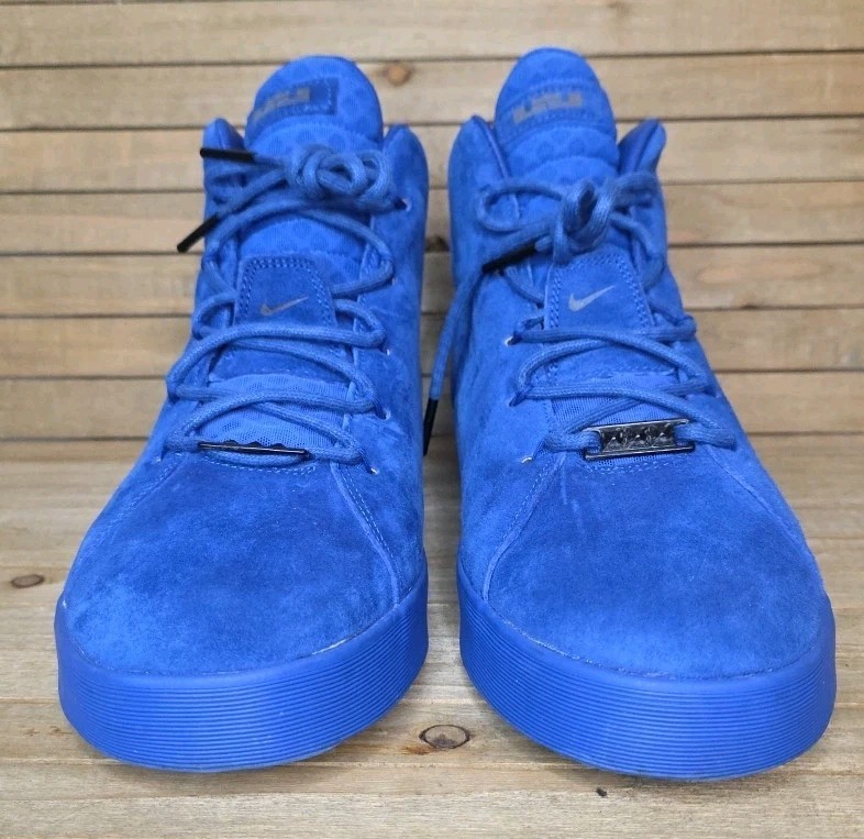 Nike LeBron XII 12 NSW Lifestyle QS Game Royal Suade 716417-400 James Sz 13 Shoe