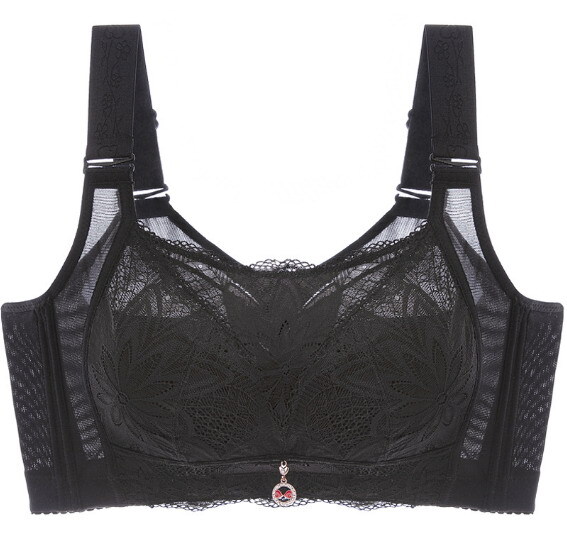 Women Bras Full coverage Floral Ultra-thin Plus size Wireless Underwear 20519